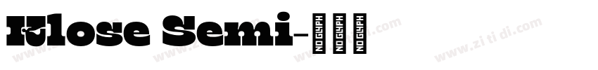 Klose Semi字体转换 Klose Semi字体转换